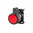 P 22 VAPU punainen valopainike 22 mm